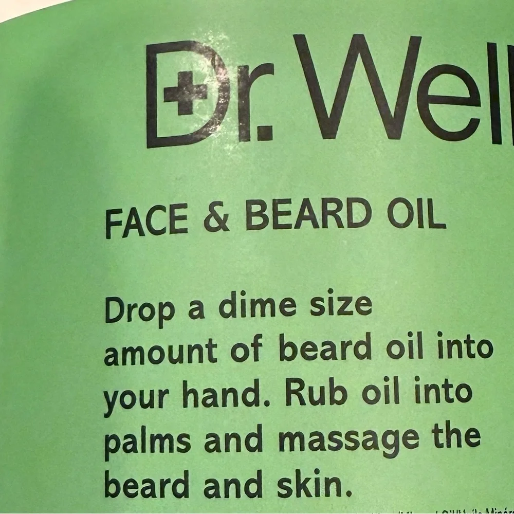 NWB Dr. Wellness nourishing beard oil trio